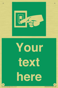 Custom Light Switch Sign